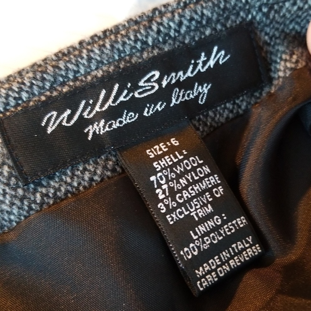Willi Smith Made in Italy Wool/Cashmere Mix Skirt. - Picture 6 of 9